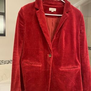 Loft chorderoy blazer. Size 6.
